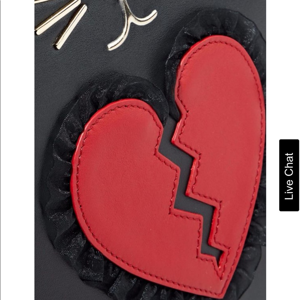 Charlotte Olympia Broken Heart Feline Bucket Bag - Picture 2 of 3